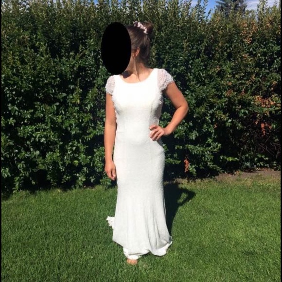 NEW- Vintage glam style wedding dress - Picture 2 of 10